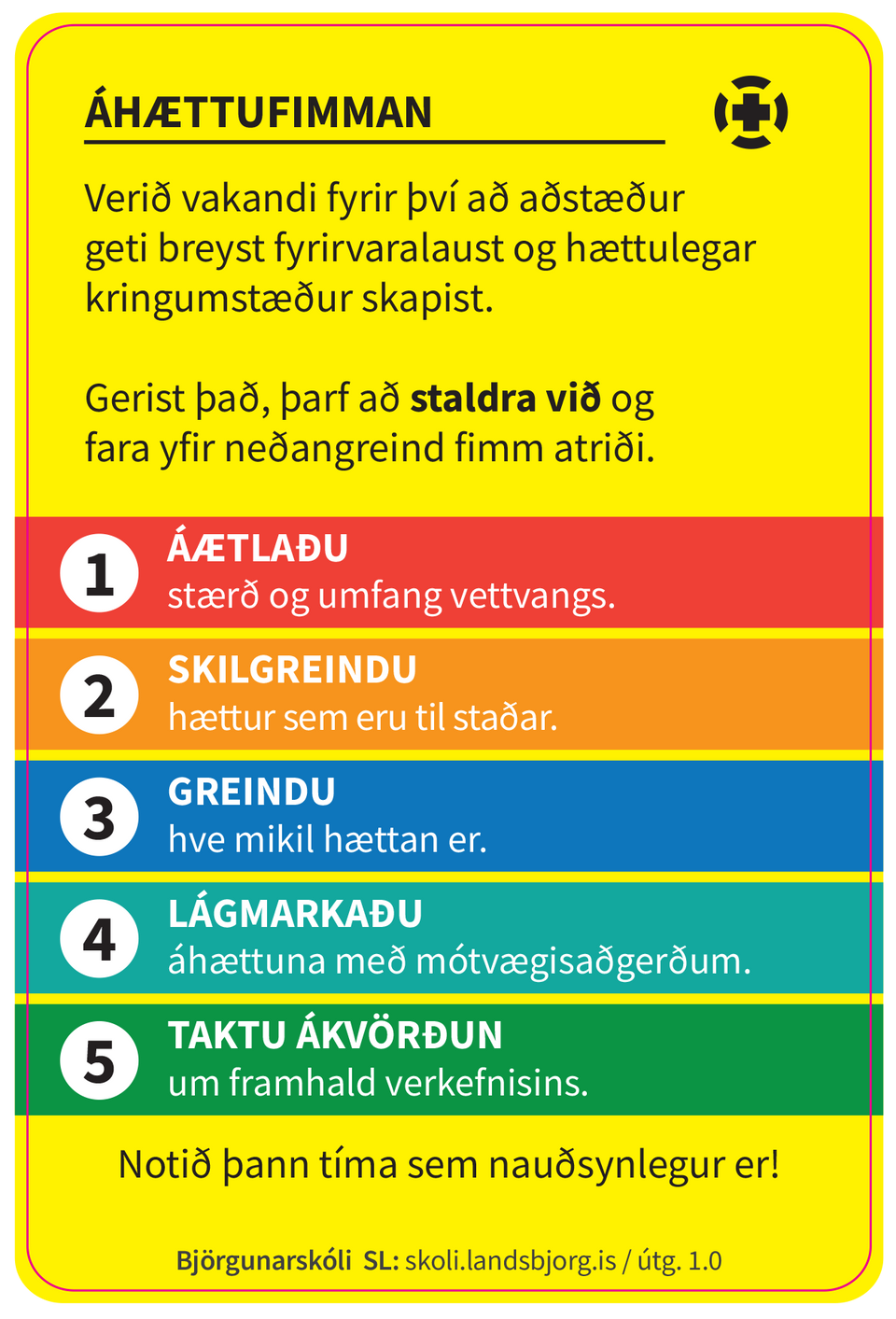 Áhættufimman - Límmiðar